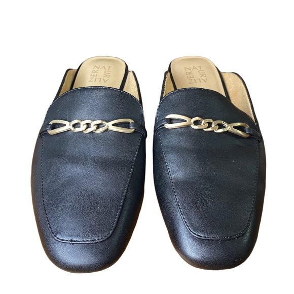 Naturalizer Black Leather Horsebit Kayden Mules 10W Slip On Non Slip Com… - Picture 3 of 8
